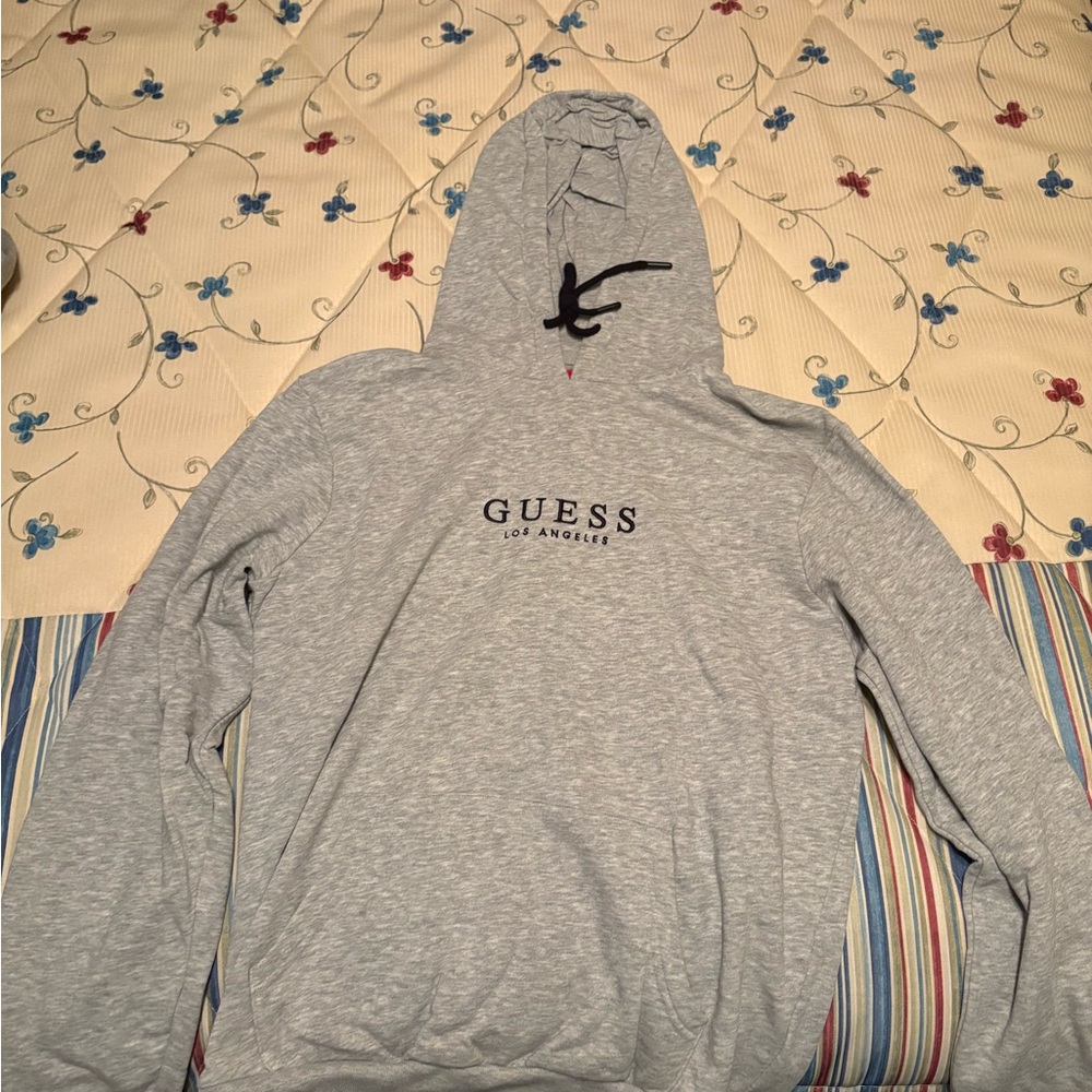 Guess Light Gray Men's Hoodie